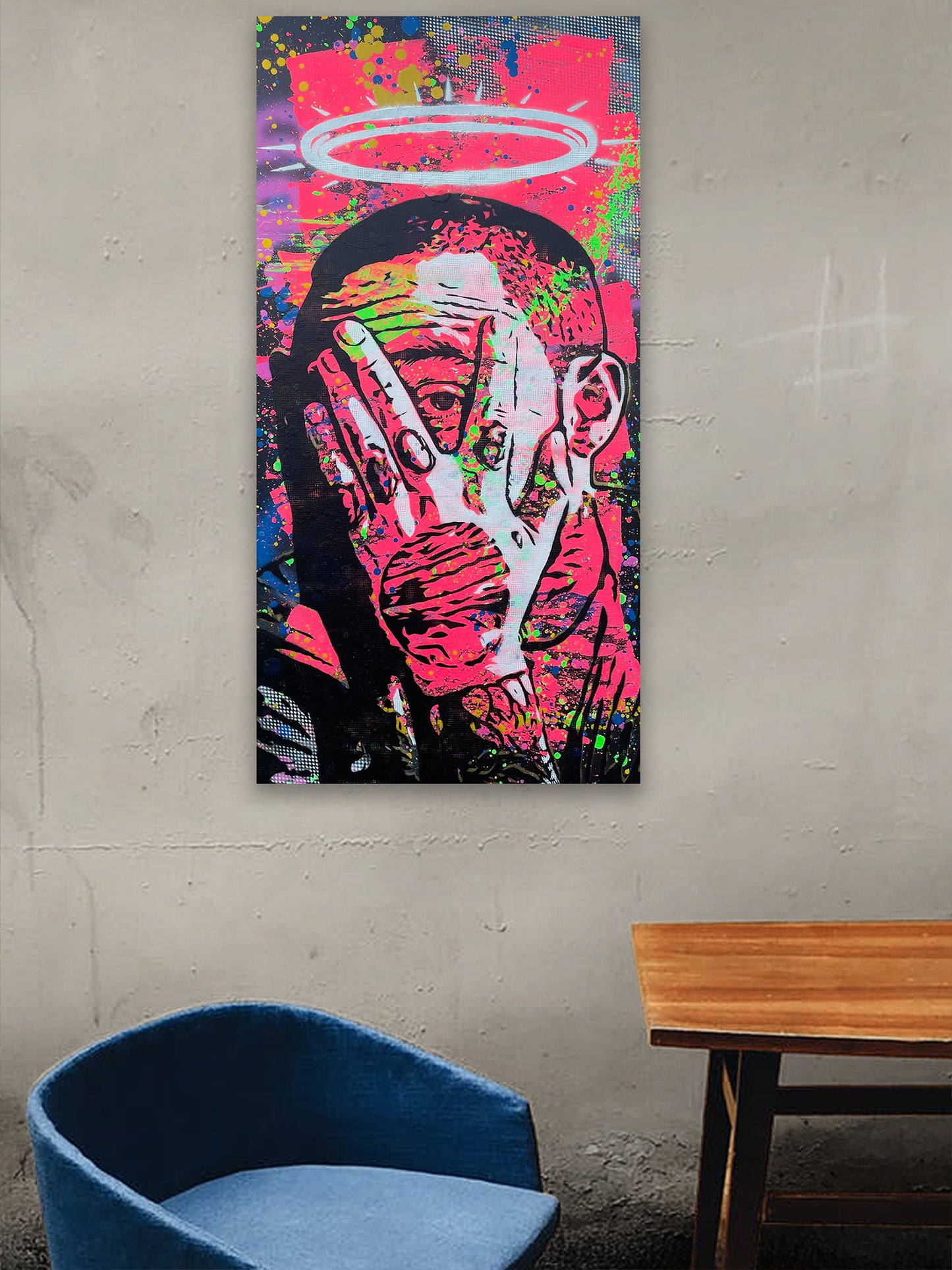 Mac Miller Pink Splatter Original