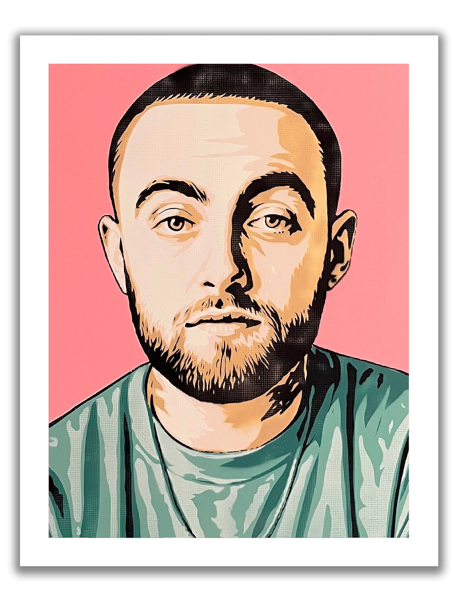 Mac Miller Pink Print